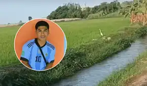 La Libertad: joven desaparecido es hallado sin vida en canal de regadío de Guadalupe