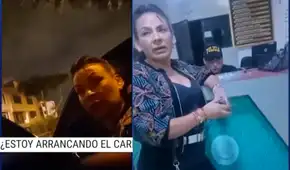 Congresista Kira Alcarraz falta el respeto a efectivo PNP: su chofer fue detenido por dosaje etílico positivo