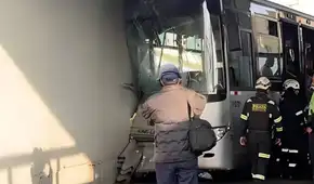 Pasajero herido revela momento del fuerte choque de bus del Metropolitano: "Pensé que no la contaba"