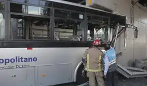 Pasajero herido revela momento del fuerte choque de bus del Metropolitano: "Pensé que no la contaba"