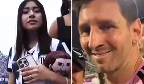 Tiktoker Milenka Nolasco logró conocer a Lionel Messi tras partido Alianza Lima vs. Inter Miami: "¿Me puedes sonreír?"