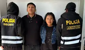 Detienen a pareja de jóvenes acusados de asaltar a transeúnte en el centro de Juliaca