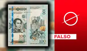 Son falsas estas imágenes de los supuestos “dólares venezolanos” que desplazarían a los bolívares en Venezuela a partir de febrero