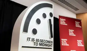 El reloj del Juicio Final marca 85 segundos para la medianoche: científicos ádvierten el punto más cercano a una catástrofe