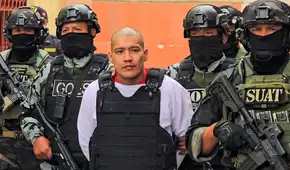 Rapan a Erick Moreno, alias el 'Monstruo', previo a su traslado a la Base Naval del Callao