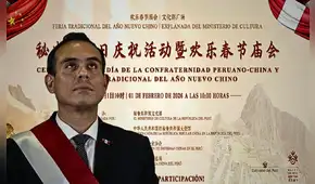 Embajada china desmiente al presidente José Jerí: Día de la Amistad Perú-China se organizó con el Ministerio de Cultura