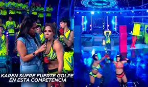 Karen Dejo sufrió un fuerte golpe en ‘Esto es guerra’ tras delicada operación en el pecho: “Me dolió”