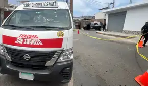 Combi 'San Juanito' es atacada a balazos y su conductor resulta herido en Chorrillos