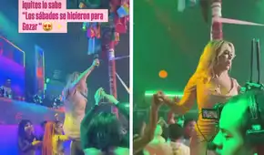 Gisela Valcárcel se roba el show al ser cargada en hombros en aniversario de Explosión de Iquitos: "Los sábados se hicieron para gozar"