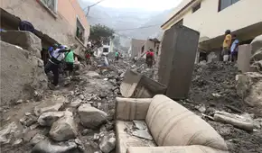 IGP vigila la quebrada Huaycoloro y Río Seco ante incremento de riesgos por huaicos