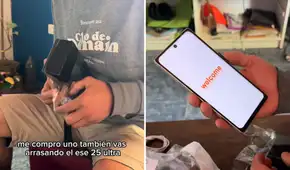 Joven compra un Samsung Galaxy X25 Ultra de 256 GB por Temu y su reacción al encenderlo desata risas: "Mira la fluidez"