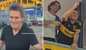 Willem Dafoe, actor del Duende Verde, visitó la Bombonera y sorprendió al público por alentar al Boca Juniors: "Podría convertirme en un gran hincha"