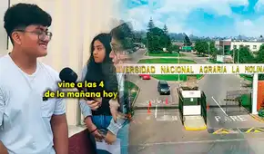 Postulante de la UNALM que vive en Chiclayo viajó 12 horas para no perder su examen de admision: "Llegué a las 4 a.m."