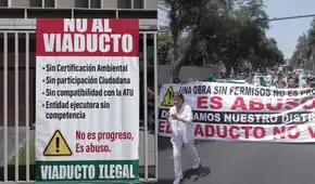 Paralizan temporalmente Viaducto Javier Prado, pero vecinos exigen cancelación total: "No tiene estudios técnicos y es obsoleta"