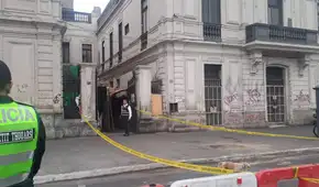 Delincuente dispara y mata a policía tras quitarle su arma de reglamento durante forcejeo en bar del Cercado de Lima