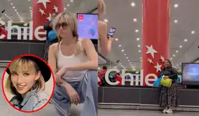 Mujer se encuentra con cantante Debbie Gibson en Chile, no la reconoce y le pide que le tome una foto