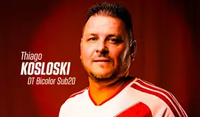 Thiago Kosloski, asistente de Mano Menezes, fue elegido como nuevo DT de la selección peruana sub-20