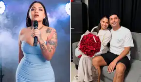 Cantante salsera anuncia su compromiso con futbolista Hernán Hinostroza tras un mes de relación