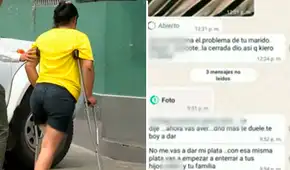 Extorsionan con S/30.000 a mujer comerciante que perdió una pierna en accidente en SJL: "Tengan piedad, por favor"