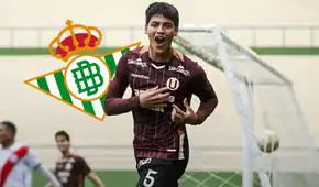 Rafael Guzmán, 'joya' de Universitario se convierte en nuevo jugador del Real Betis: los cremas se quedan un 30% del pase