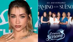 María Becerra llegó a Lima y estaría lista para cantar con Corazón Serrano en concierto de aniversario