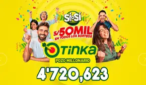 Sorteo de La Tinka HOY domingo 8 de febrero de 2026: premios, jugada ganadora y Pozo Millonario