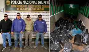 Capturan a cuatro integrantes de “Los Rápidos de Paranshique” en La Libertad: PNP decomisó mineral ilegal valorizado en S/660.000