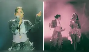 María Becerra sorprende a fans en aniversario de Corazón Serrano con estreno musical: interpretó su nueva canción junto a Briela Cirilo