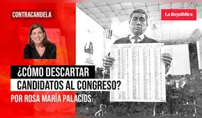 ¿Cómo descartar candidatos al Congreso?