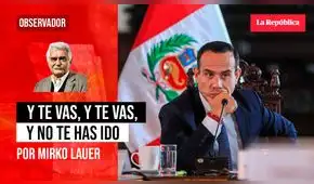 Y te vas, y te vas, y no te has ido