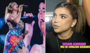 Susana Alvarado confiesa malestares físicos tras más de 10 años como cantante: "Los dolores de espalda son más fuertes"