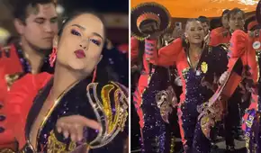 Mayella Lloclla se quiebra al danzar en la parada y veneración de la Virgen de la Candelaria: “Puno es el Perú, señores”