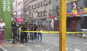 Asesinan a hombre cerca a la estación Gamarra de la Línea 1 del Metro en La Victoria