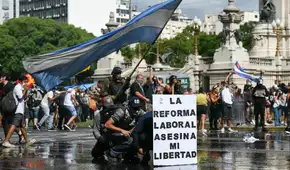 Sindicatos en Argentina protestan contra reforma laboral impulsada por Milei que quita derechos a trabajadores