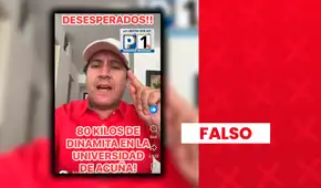 Intento de atentado con 80 explosivos NO ocurrió en la UCV de Trujillo