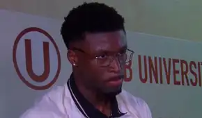 Sekou Gassama tras su primer partido con Universitario: "Me sentí un poco cansado, hace tiempo que no jugaba"