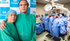 Perú realiza su primer trasplante renal incompatible: hombre de 55 años logra donar un riñón a su esposa