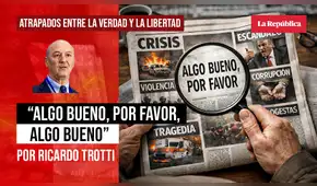 “Algo bueno, por favor, algo bueno”, por Ricardo Trotti