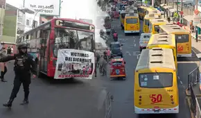 Transportistas acatan paro tras crimen de chofer en San Martín de Porres y no descartan ampliar la medida