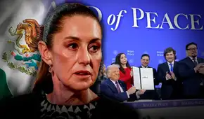 México rechaza unirse a la Junta de Paz creada por Donald Trump y afirma que solo participará como "observador"