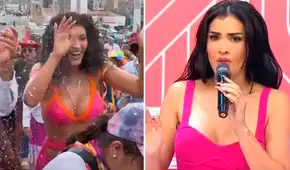 Micheille Soifer molesta con personas que le tiraron pintura en la cara en los carnavales del Callao: "Siempre hay gente malcriada"