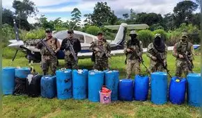 Comando Unificado Puma incauta tres avionetas del narcotráfico y destruye un aeródromo clandestino en Loreto