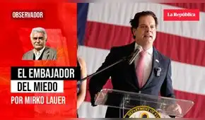 El embajador del miedo, por Mirko Lauer