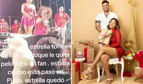 Estrella Torres, excantante de Corazón Serrano, niega que su esposo haya agredido a fan que le regaló un peluche: “La seguridad lo empujó”