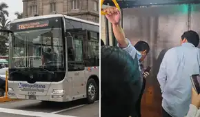 Bus del Metropolitano quedó varado a la altura de estación Dos de Mayo: pasajeros esperaron más de 20 minutos