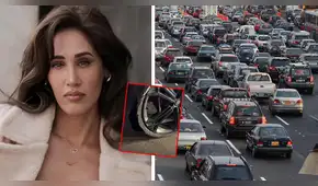 Tepha, hermana de Melissa Loza, sufre percance vehicular en la Panamericana y se lleva susto: “Por querer llegar rápido por mi mamá”