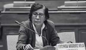 Fallece congresista Lucinda Vásquez a los 67 años