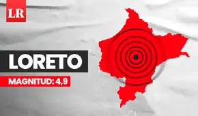 Temblor de magnitud 4,9 remeció Loreto hoy, según IGP