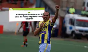 Prensa argentina se rinde ante Hernán Barcos tras hat-trick con FC Cajamarca: "A sus 41 años dio vuelta un partido"