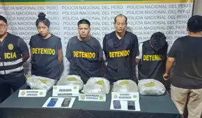 PNP desarticula a 'Los Infernales de la Capital' con más de cinco kilos de marihuana en San Juan de Lurigancho